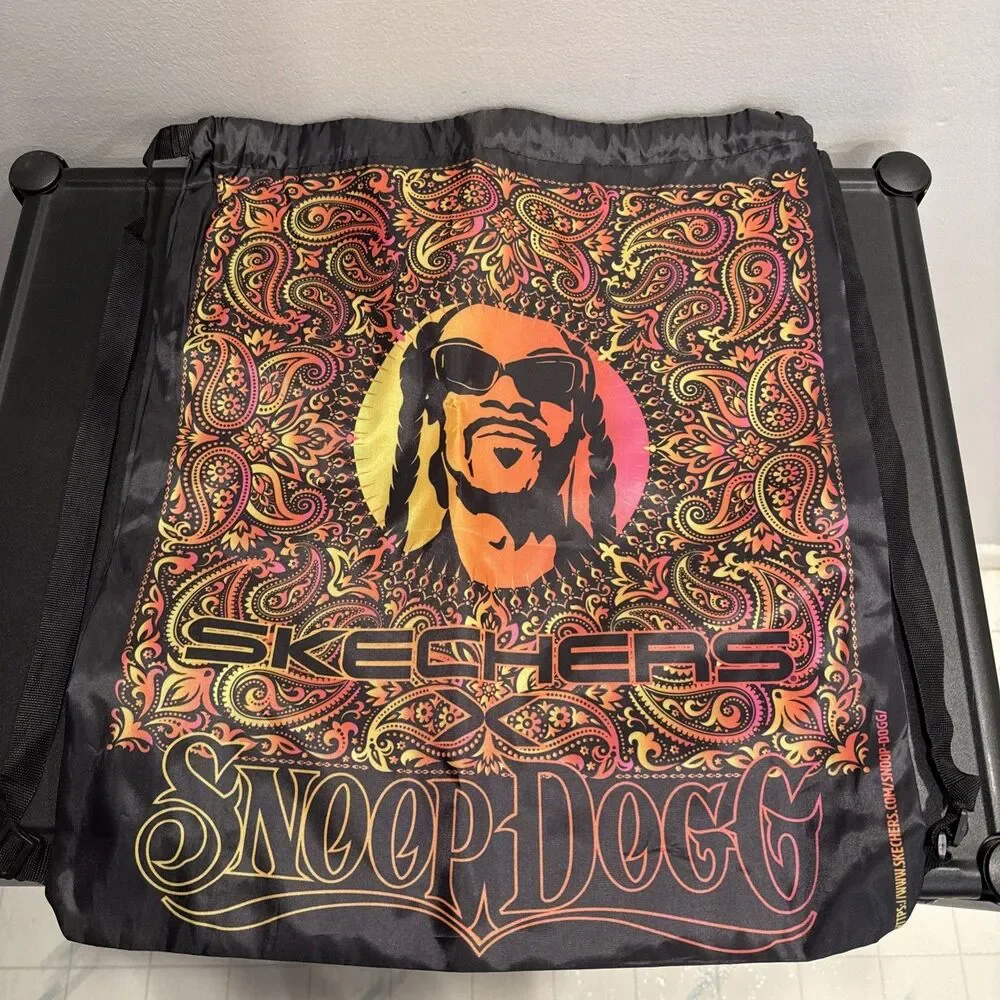 Snoop Dogg Skechers Reusable Tote Bag with Backpack Straps NEW Promo